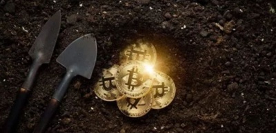 A mining farm setup with various rigs operating