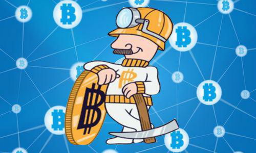 A digital representation of a Bitcoin, symbolizing the digital currency being mined.